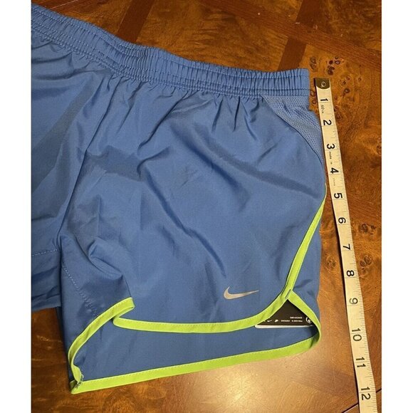 Nike Dri-Fit Athletic Shorts Women's Size XS Blue Green Lined Pull On 547381-402 - Picture 7 of 8